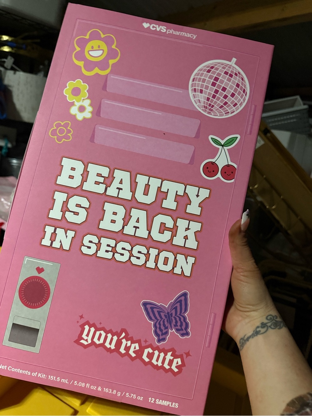 CVS Pharmacy "Beauty Is Back In Session" Pink Skincare Kit